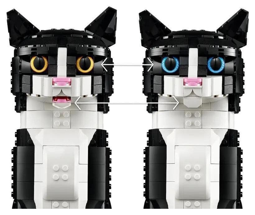LEGO Ideas Tuxedo Cat για 18+ Ετών 1710τμχ 21349 3