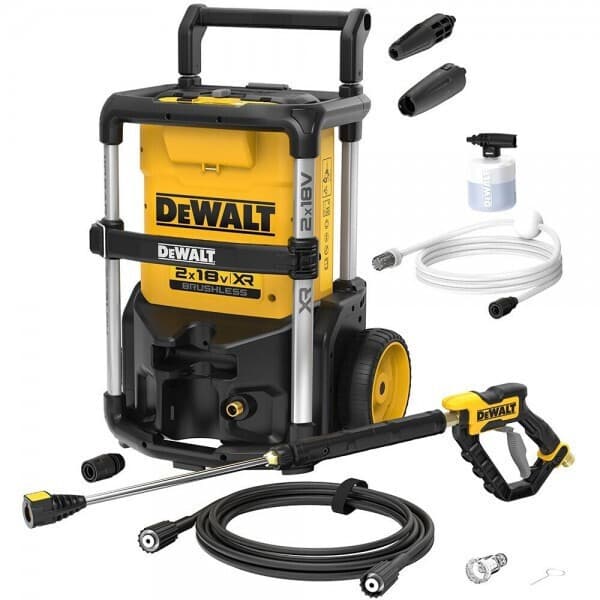 DEWALT Πλυστικό Μπαταρίας 18V Solo με Πίεση 110bar και Μεταλλική Αντλία DCMPW1600N 5