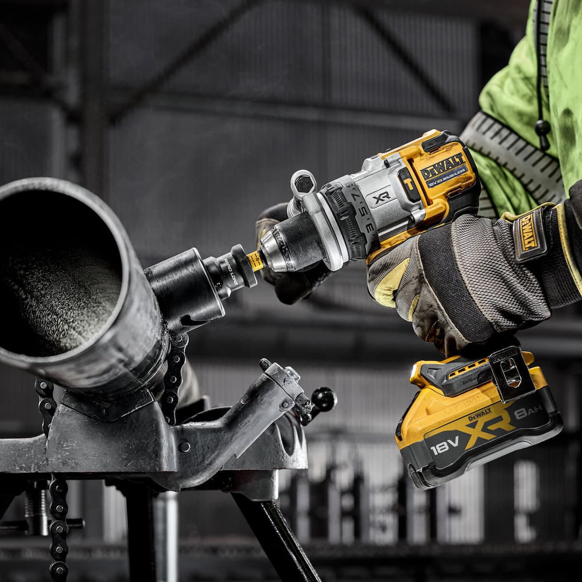 DEWALT DCD1007NT Κρουστικό Δραπανοκατσάβιδο Μπαταρίας Solo Brushless 18V 6