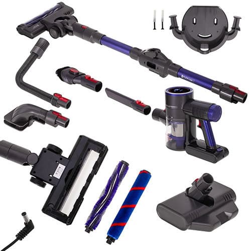 Adler AD 7061 Επαναφορτιζόμενη Σκούπα Stick 22.2V Μαύρη 3
