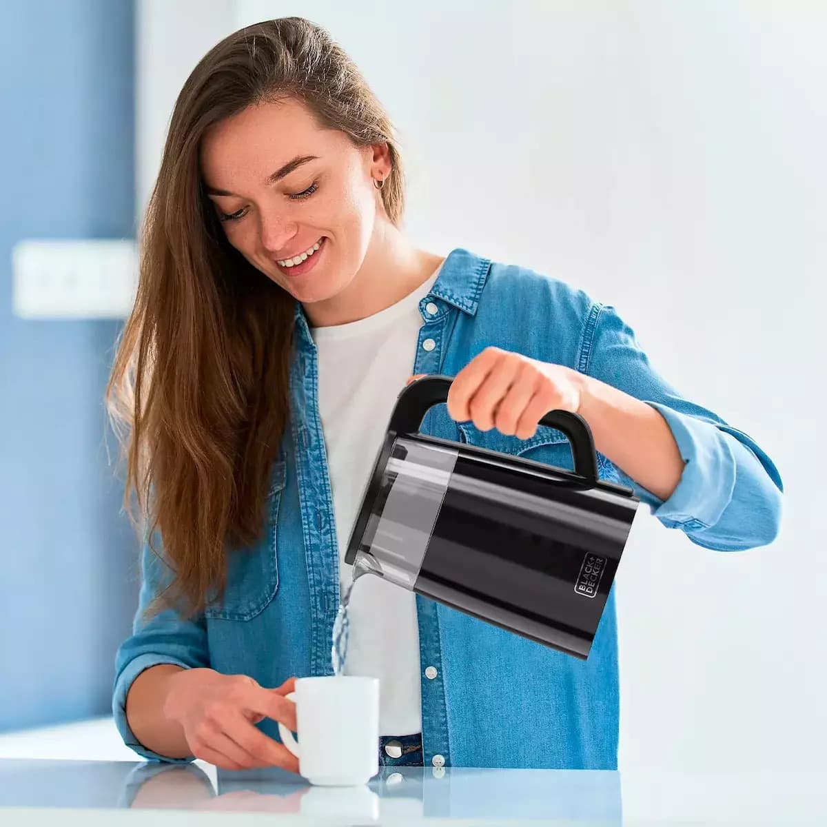 Black & Decker Βραστήρας 1.7lt 2200W Μαύρος ES9580090B 6