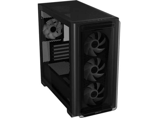 Asus A23 Plus Gaming Midi Tower Κουτί Υπολογιστή με Πλαϊνό Παράθυρο και RGB Φωτισμό Μαύρο 7