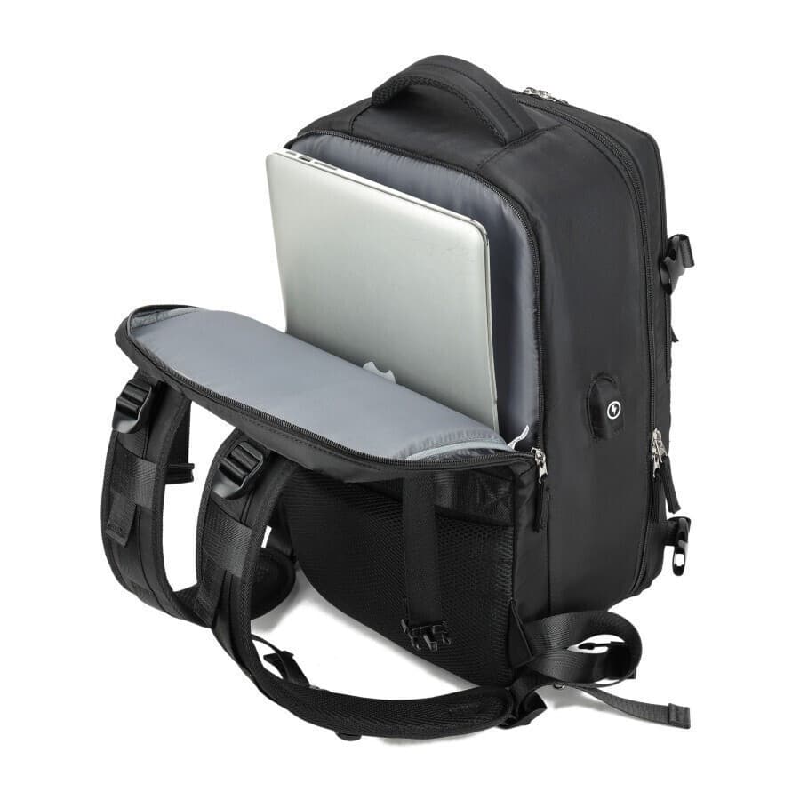 N'Oveen Backpack Μαύρο 5
