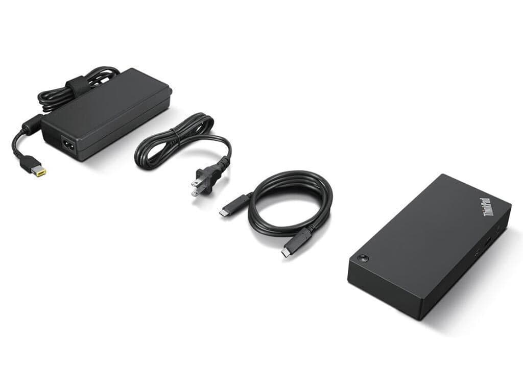 Lenovo ThinkPad Universal 90W USB-C Docking Station με HDMI/DisplayPort 4K PD Ethernet και σύνδεση 3 Οθονών Μαύρο 6
