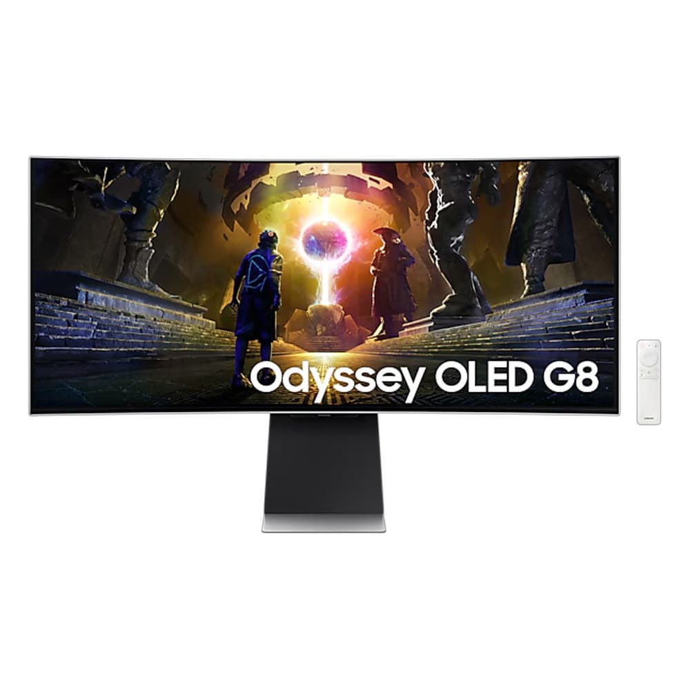 Samsung Odyssey G8 G85SD Ultrawide OLED HDR Curved Gaming Monitor 34" QHD 3440x1440 175Hz με Χρόνο Απόκρισης 0.03ms GTG Ασημί 9
