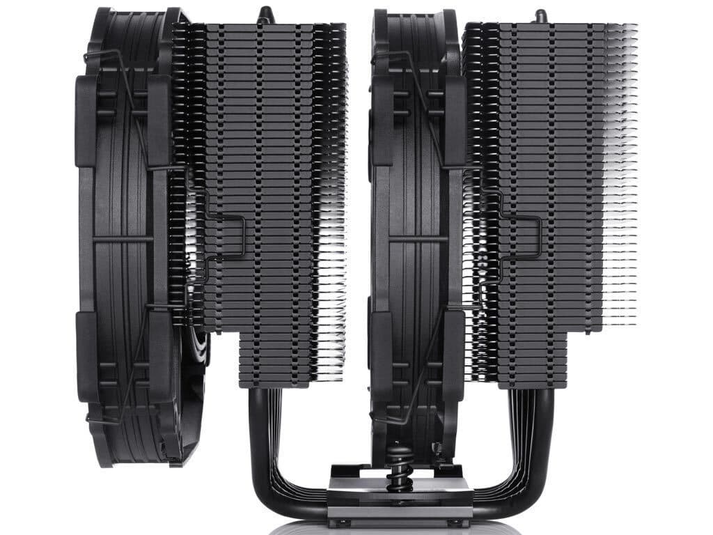 Noctua NH-D15NH-D15 chromax.black Ψύκτρα Επεξεργαστή Διπλού Ανεμιστήρα για Socket AM4/AM5/1200/115x/1700 9