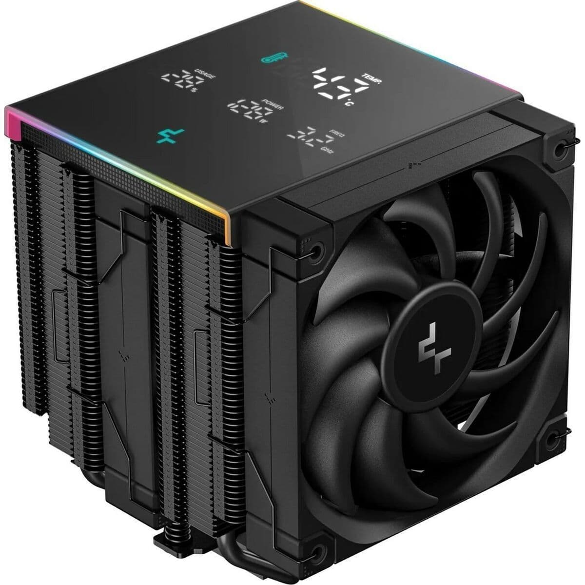 Deepcool AK620 Digital PRO Ψύκτρα Επεξεργαστή Διπλού Ανεμιστήρα για Socket AM4/AM5/1200/115x/1700 με ARGB Φωτισμό 3