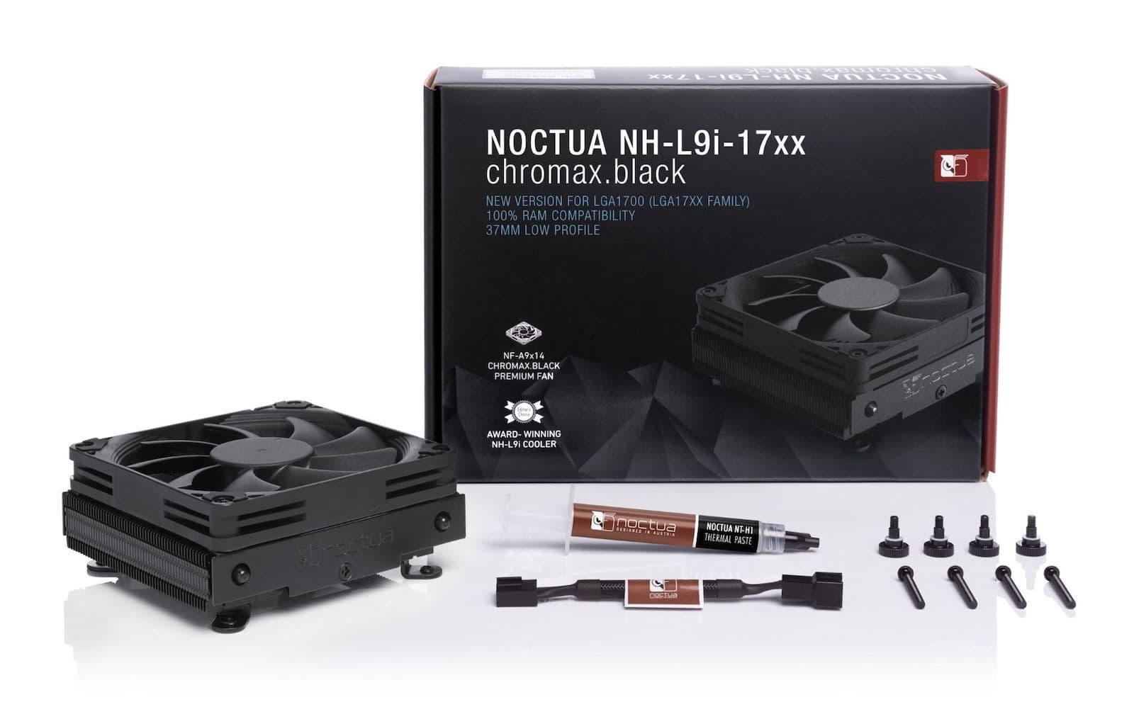 Noctua NF-L9i-17xx chromax.black Ψύκτρα Επεξεργαστή για Socket 1700/1851 6