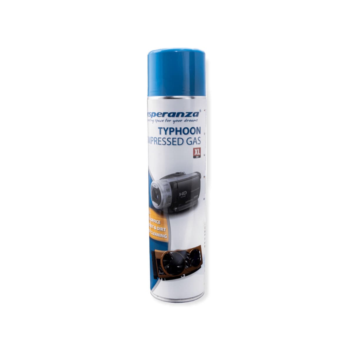 Esperanza Spray Συμπιεσμένου Αέρα Σπρέι Πεπιεσμένου Αέρα για Ηλεκτρονικές Συσκευές 600ml ES118 4