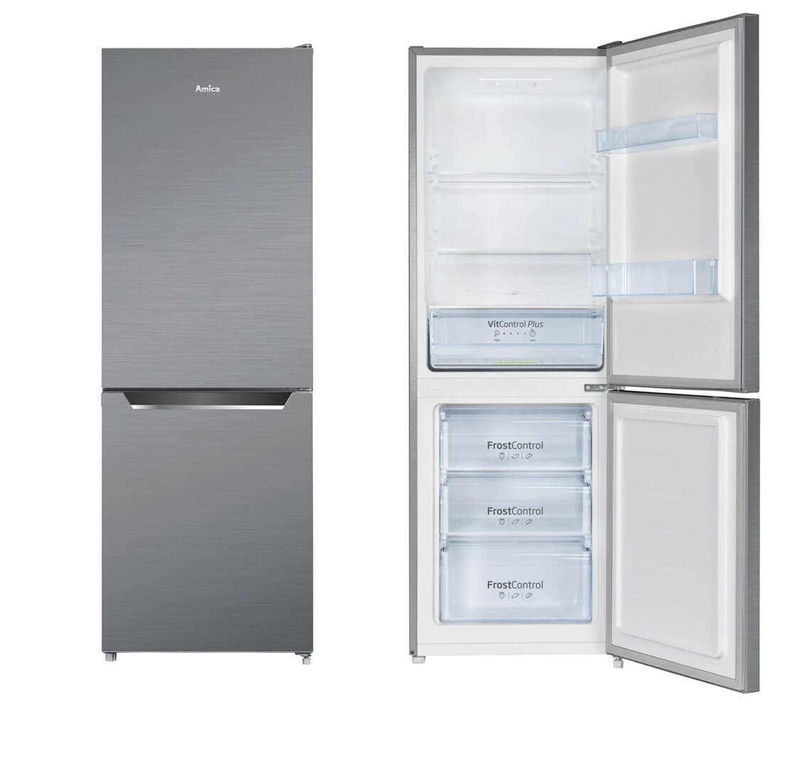 Amica Ψυγειοκαταψύκτης 227lt Υ159.3xΠ54xΒ55εκ. Inox FK2425.4UNTX(E) 3