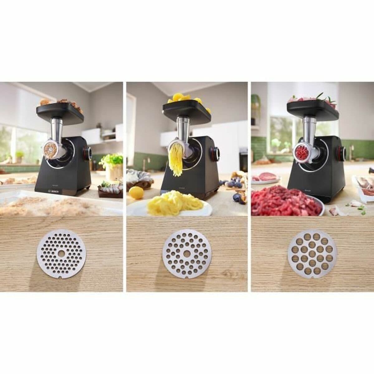 Bosch MFWS430B Μηχανή Άλεσης Κιμά 1900W Μαύρη 6