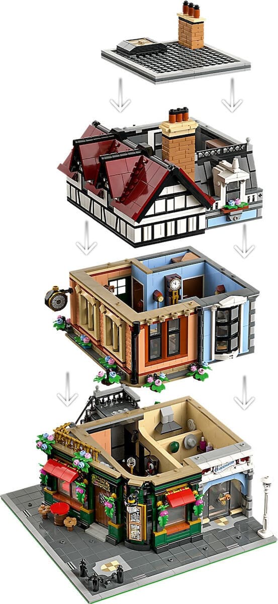 LEGO Icons Tudor Corner για 18+ Ετών 3266τμχ 10350 6
