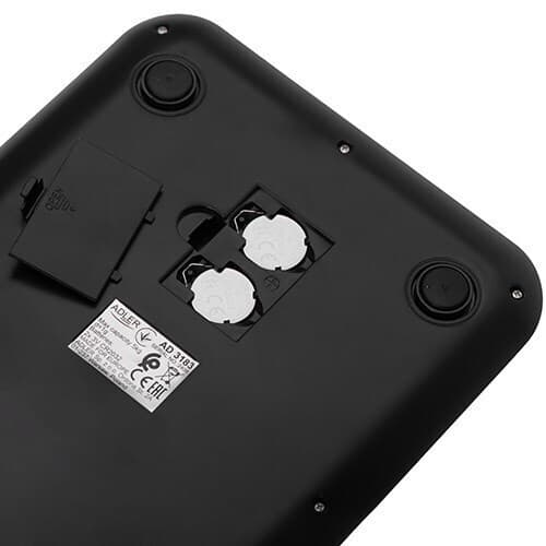 Adler Ψηφιακή Ζυγαριά Κουζίνας έως 5kg Μαύρη AD 3183b 6