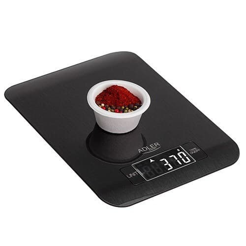 Adler Ψηφιακή Ζυγαριά Κουζίνας έως 5kg Μαύρη AD 3183b 9