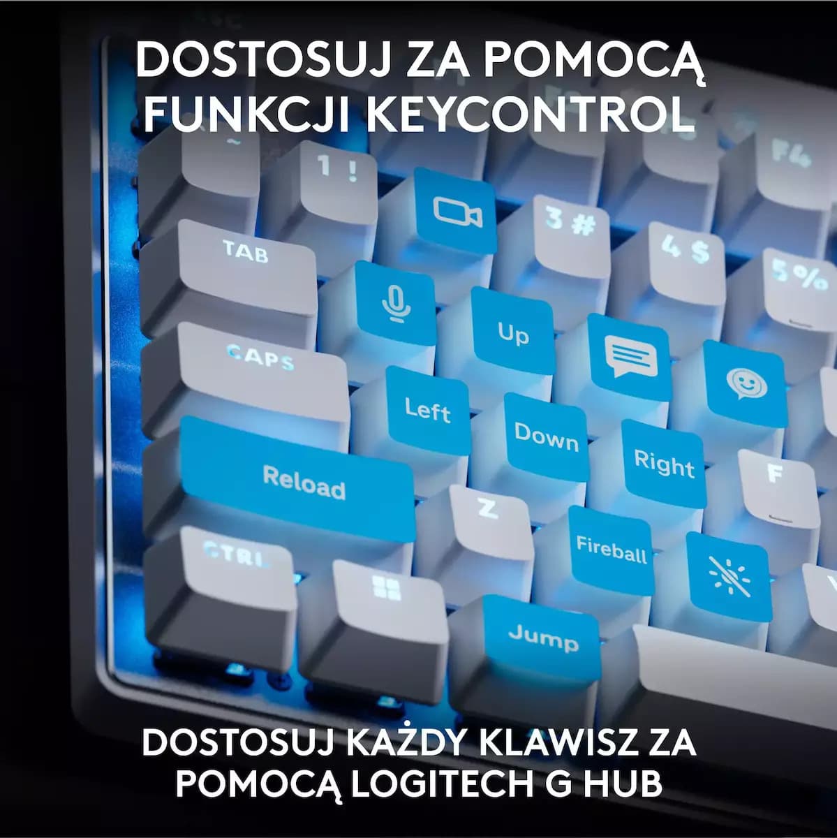 Logitech Pro X TKL Ηall Effect Gaming Πληκτρολόγιο Tenkeyless με Magnetic διακόπτες και RGB φωτισμό (Αγγλικό US) Λευκό 3