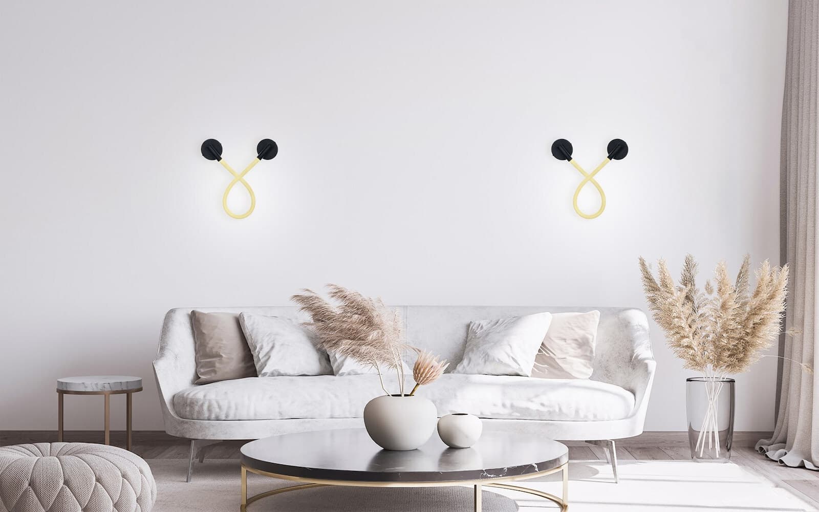 Active Jet Φωτιστικό Τοίχου με Ενσωματωμένο LED και Θερμό Λευκό Φως 105εκ. AJE-LIVIO WW 5