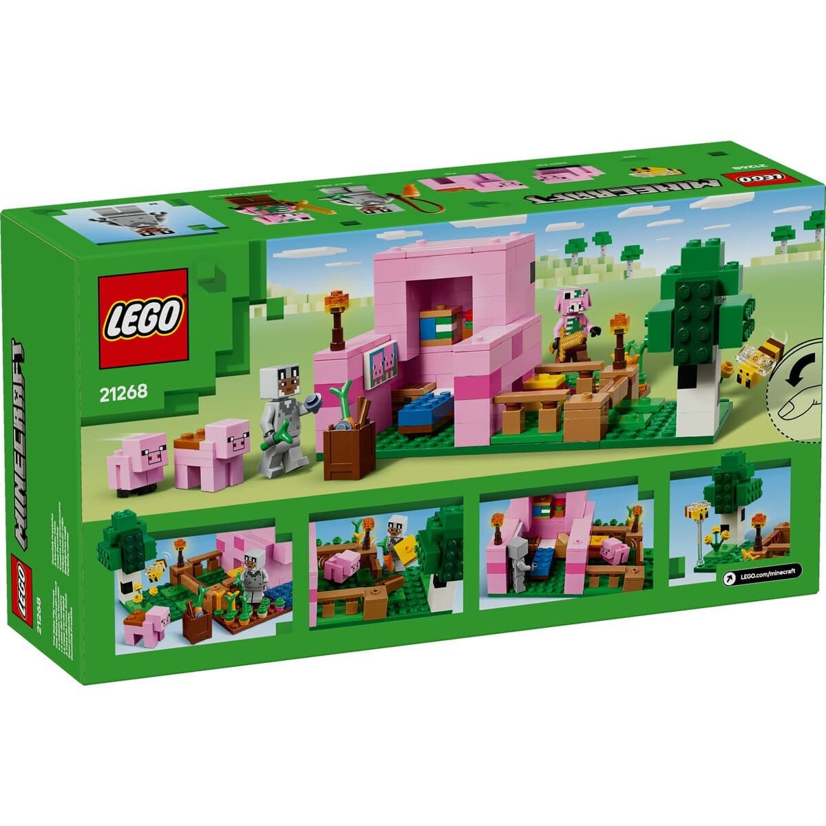 LEGO Minecraft The Baby Pig House για 7+ Ετών 238τμχ 21268 2
