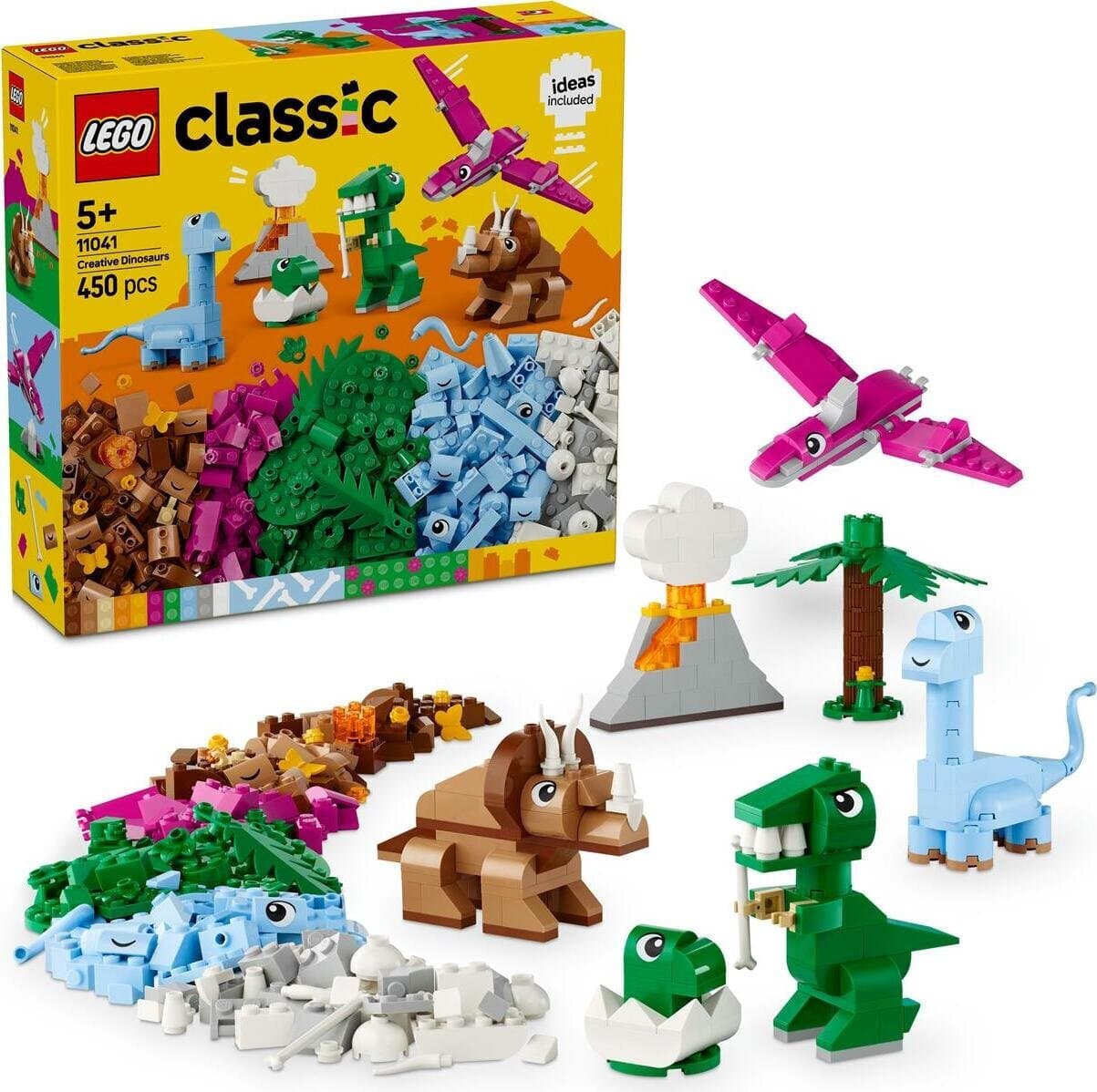 LEGO Classic Creative Dinosaurs για 5+ Ετών 450τμχ 11041 4