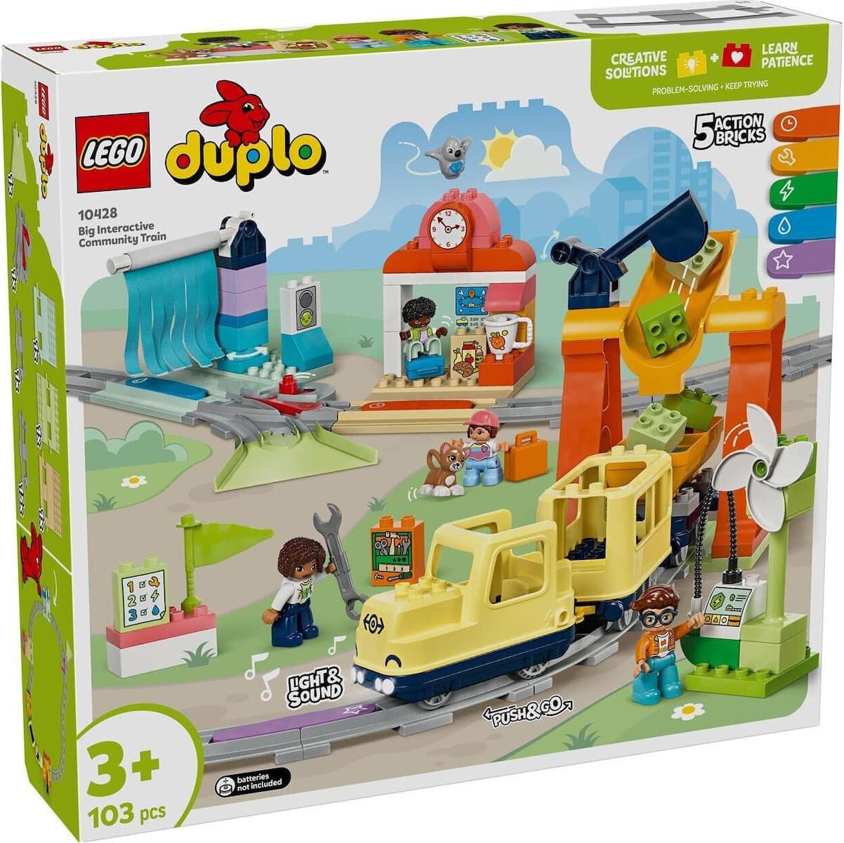 LEGO Duplo Big Interactive Community Train για 3+ Ετών 103τμχ 10428 2