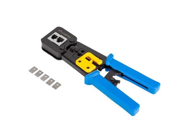 Lanberg Πρέσα Ακροδεκτών Δικτύου RJ12, RJ11, RJ45 με Απογυμνωτή NT-0204 4