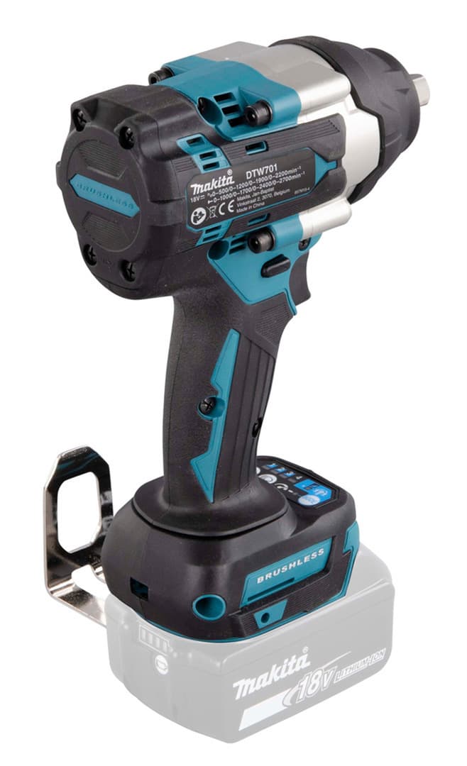 Makita DTW701Z Brushless Μπουλονόκλειδο Μπαταρίας 18V Solo με Υποδοχή 1/2" 7