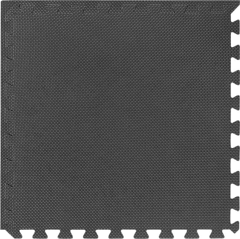 Δάπεδα Παζλ Γυμναστηρίου Μαύρα 60x60x1cm 6τμχ 6