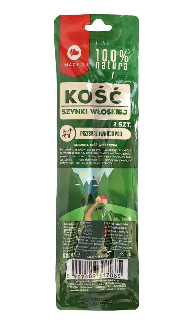 Maced Parma Bone Κόκκαλο για Σκύλους από Χοιρινό Medium 500gr DLPMDEPRZ0003 2