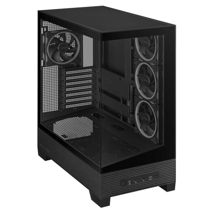 Asus A31 PLUS Gaming Midi Tower Κουτί Υπολογιστή με Πλαϊνό Παράθυρο και ARGB Φωτισμό Μαύρο 2