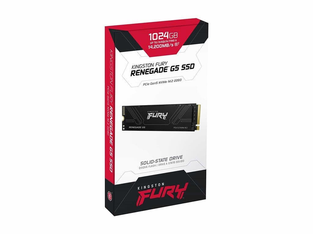 Kingston FURY Renegade G5 SSD 1TB τύπου M.2 με σύνδεση PCI Express 5.0 (PS5 Compatible) SFYR2S/1T0 4