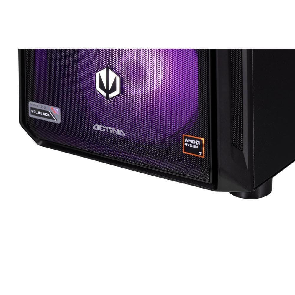 Actina Gaming Desktop PC (Ryzen 7-9800X3D/32GB DDR5/2.0TB SSD/No OS) 5