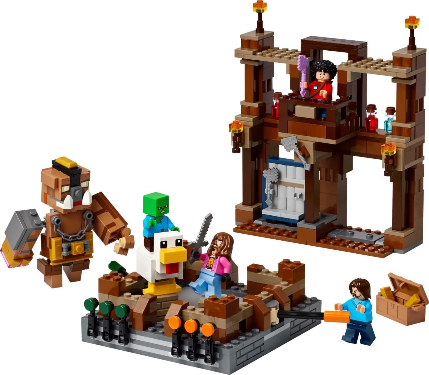 LEGO Minecraft Woodland Mansion Fighting Ring για 10+ Ετών 491τμχ 21272 3