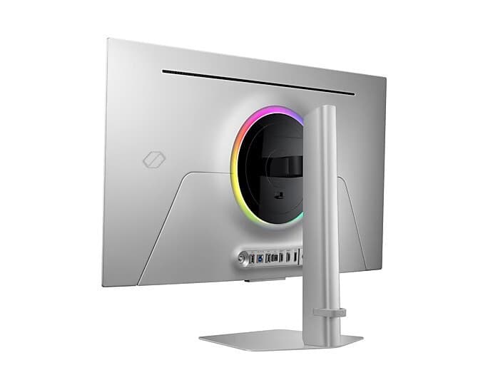 Samsung G8 G81SF OLED HDR Monitor 32" 4K 3840x2160 240Hz με Χρόνο Απόκρισης 0.03ms GTG Ασημί 4