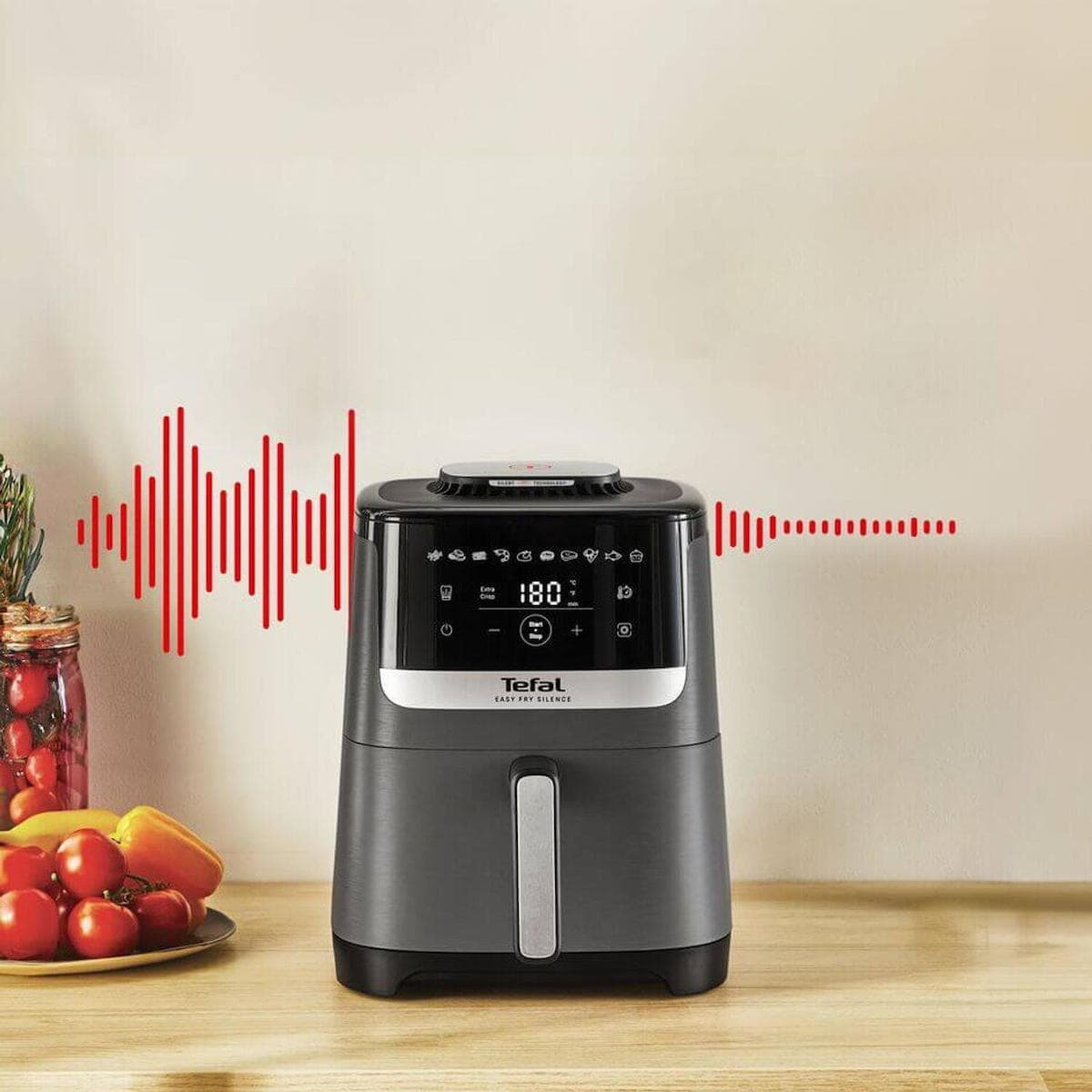 Tefal Easy Fry Air Fryer 5lt Γκρι