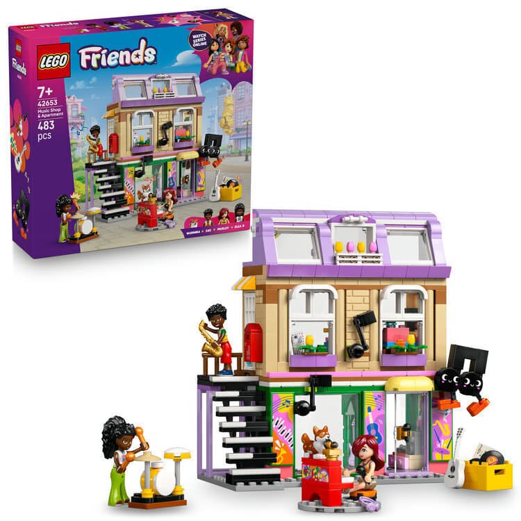 LEGO Friends Music Store & Apartment για 7+ Ετών 483τμχ 42653 5