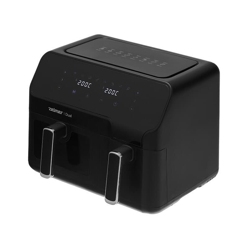 Zelmer Air Fryer με Διπλό Αποσπώμενο Κάδο 9lt Μαύρο ZAF9000 3