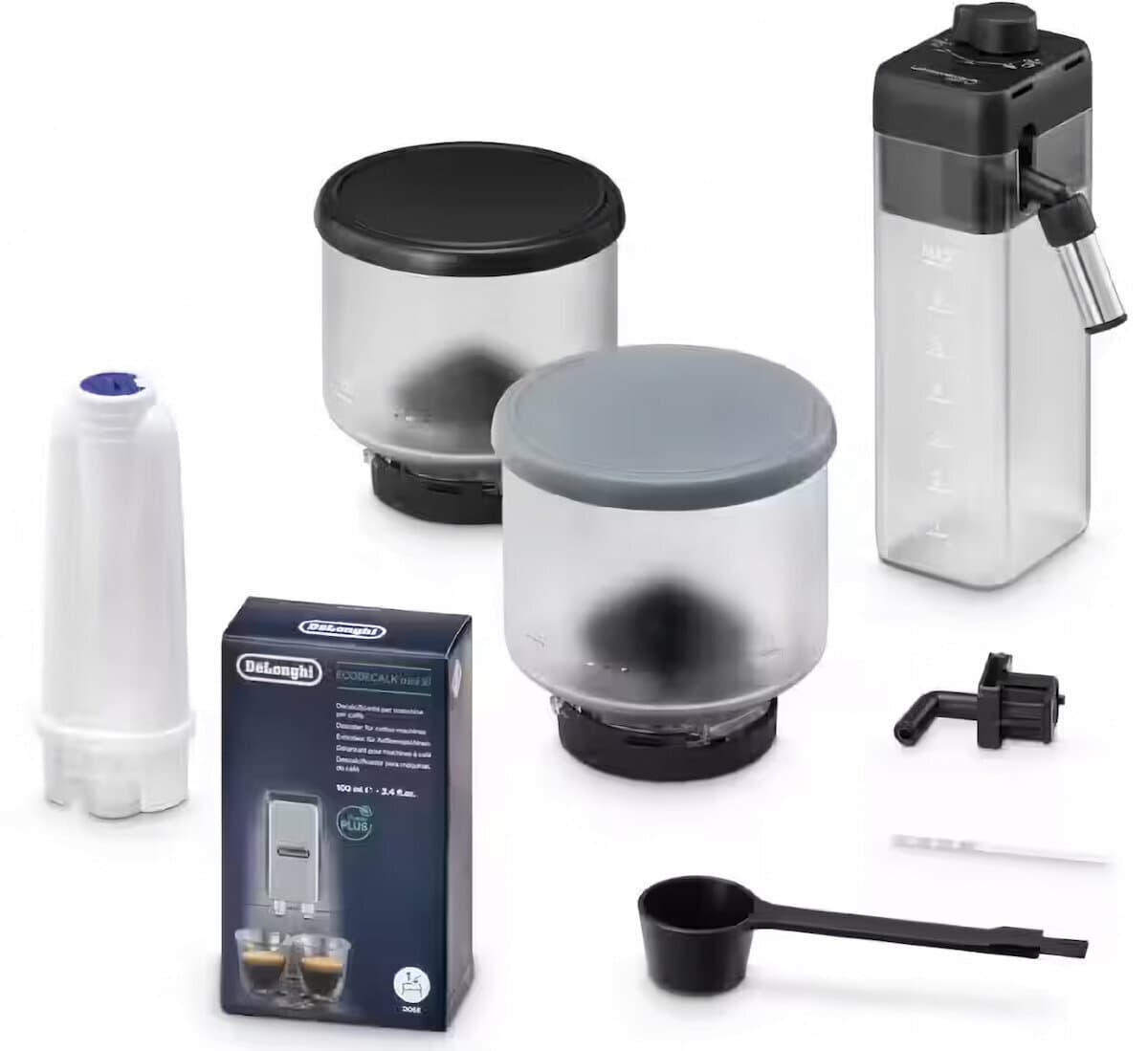 De'Longhi Rivelia Αυτόματη Μηχανή Espresso 1450W Πίεσης 19bar για Cappuccino με Μύλο Άλεσης Λευκή EXAM440.55.W 5
