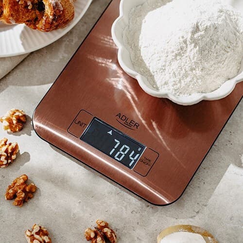 Adler Ψηφιακή Ζυγαριά Κουζίνας έως 5kg Ροζ AD 3183c 11