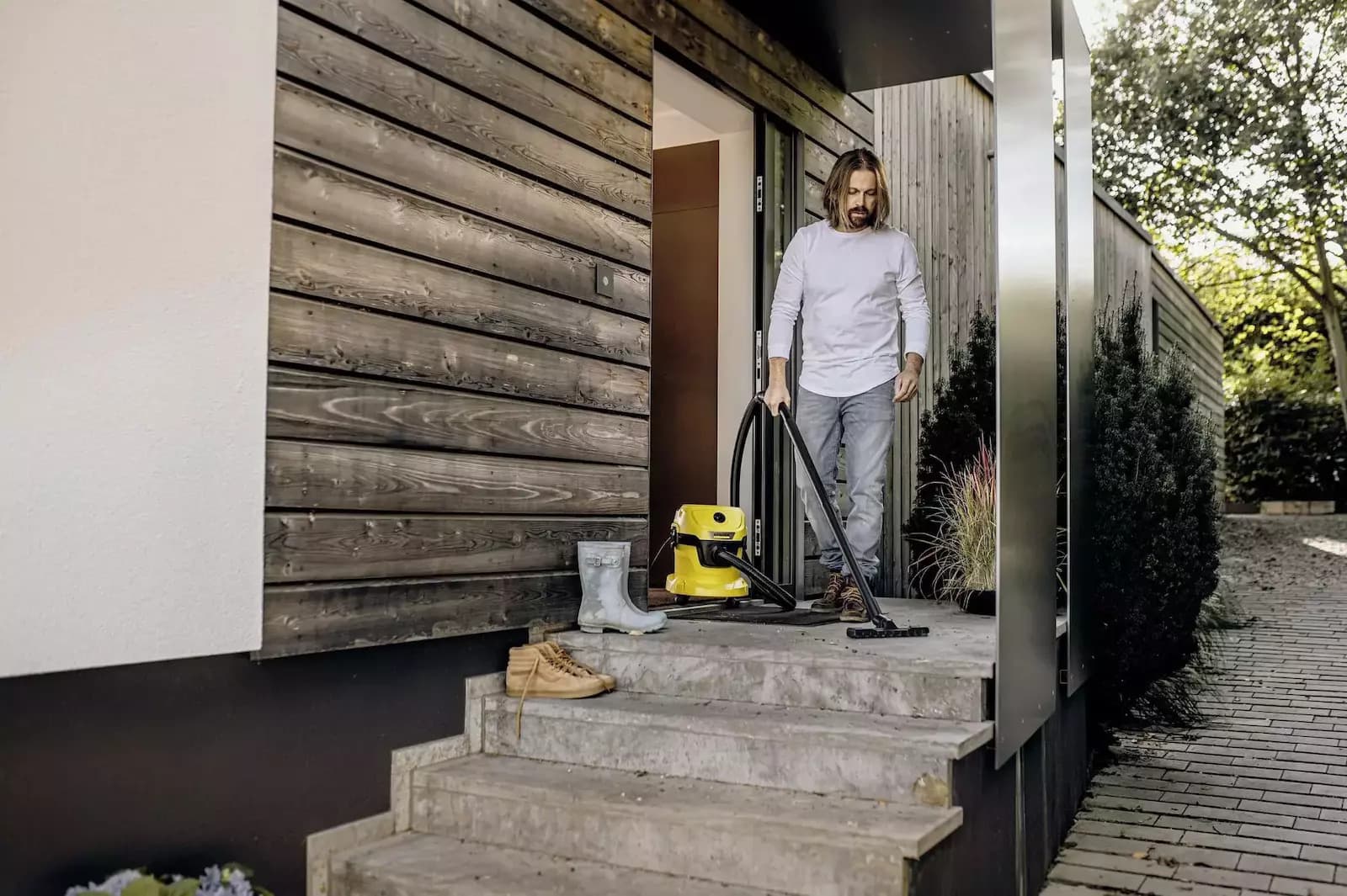 Karcher WD 3 V-15/4/20 Car Σκούπα Υγρών / Στερεών 1000W με Πλαστικό Κάδο 15lt 4