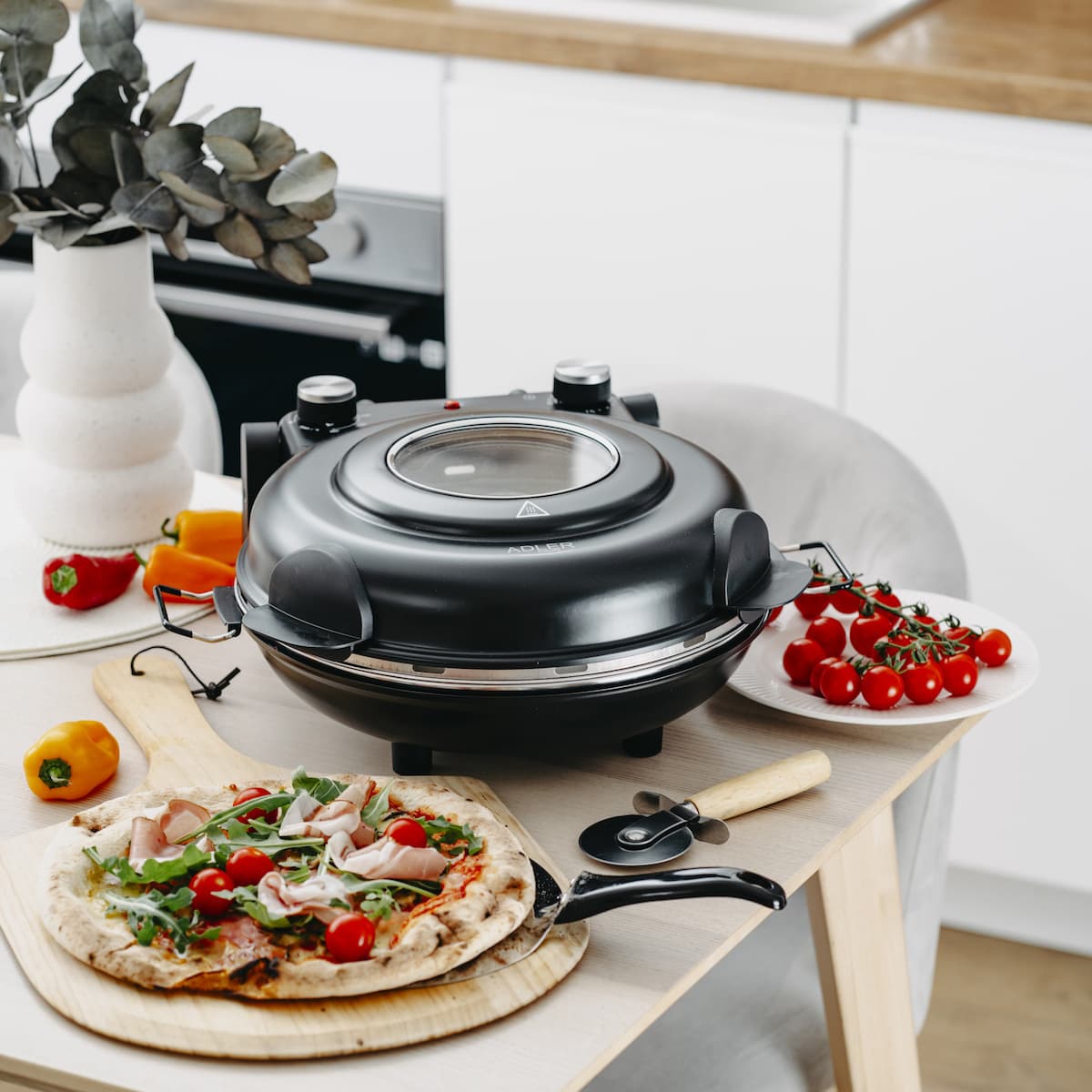 Adler AD 6314 Παρασκευαστής Πίτσας 1200W Γκρι 6