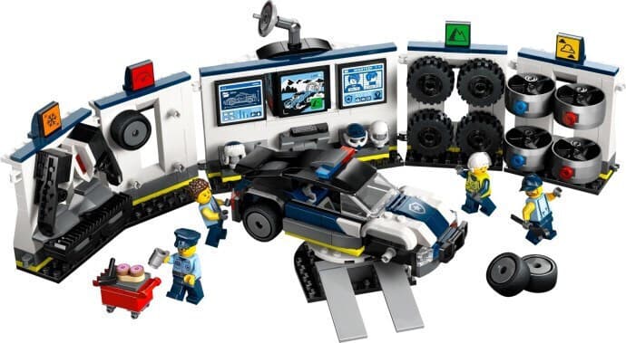 LEGO City Custom Police Car Garage για 6+ Ετών 489τμχ 60457 2