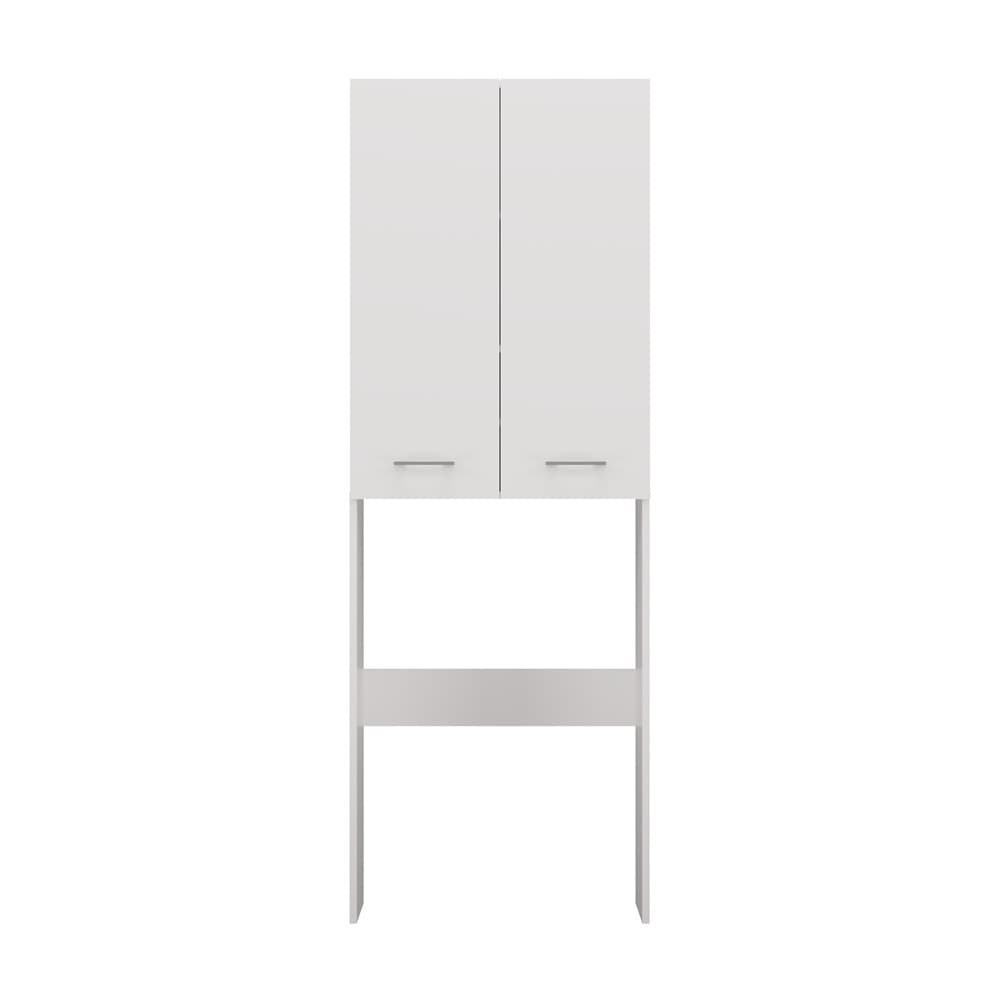 Topeshop Pola DD Ντουλάπι Μπάνιου Πλυντηρίου 64x30x183cm Λευκό 6