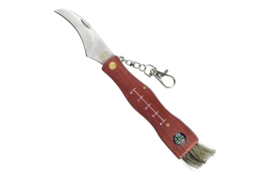Sck Mushrooms Cc-gc105 Mushroom Forager's Knife Compass Brown 3