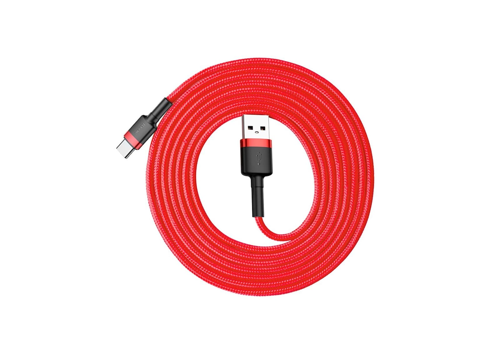 Baseus Cafule USB 2.0 Cable USB-C male - USB-A Κόκκινο 2m CATKLF-C09 7