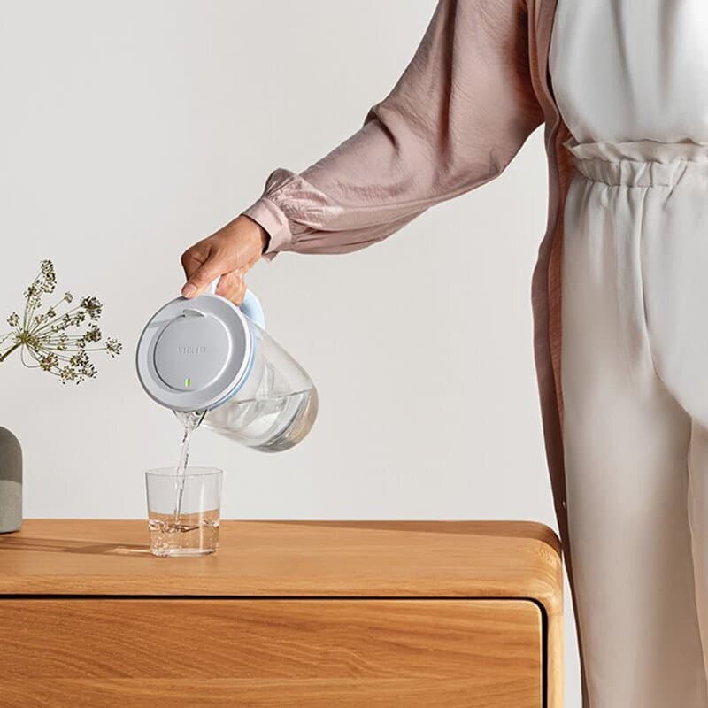Brita Maxtra Κανάτα Σερβιρίσματος Γυάλινη White με Φίλτρο 2500ml 1050452 7