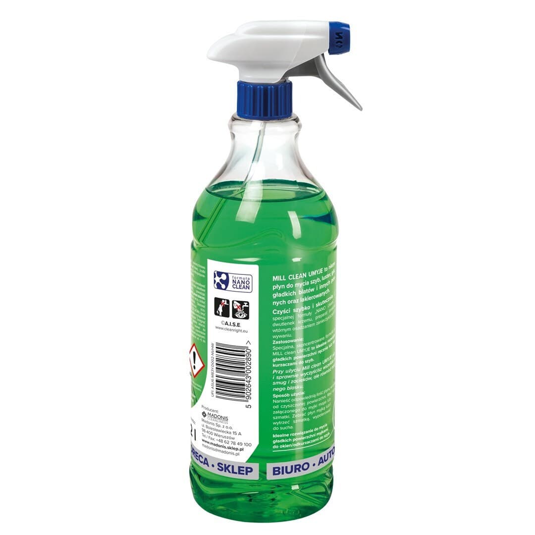 Mill Clean Καθαριστικό Spray Τζαμιών 1.22lt 7503781 2