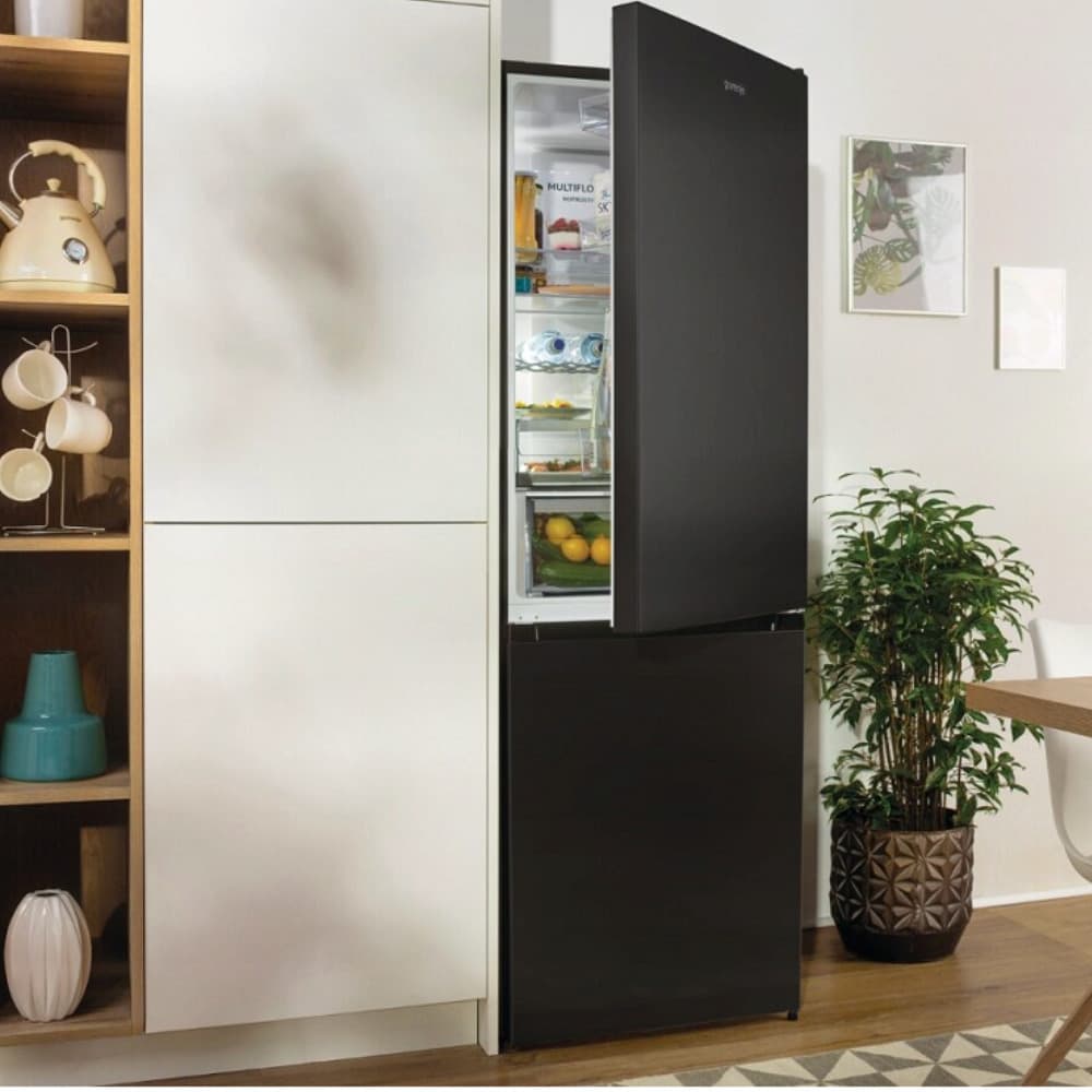 Gorenje Ψυγειοκαταψύκτης 336lt Total NoFrost Υ200.4xΠ59.5xΒ59εκ. Μαύρος NRK620EABG4 7