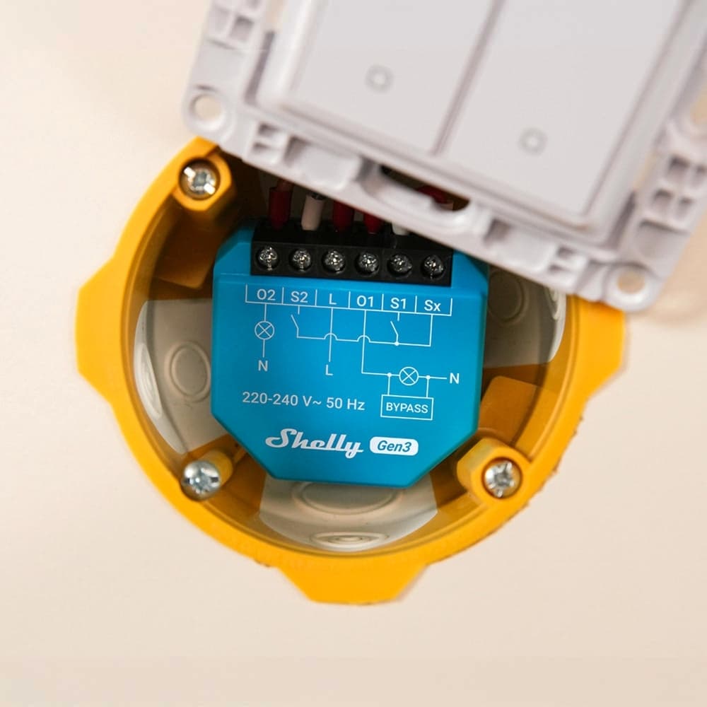 Shelly 2L Gen3 Smart Switch 2 Καναλιών Wi-Fi, Bluetooth & RF (χωρίς Ουδέτερο) 2LGen3 7