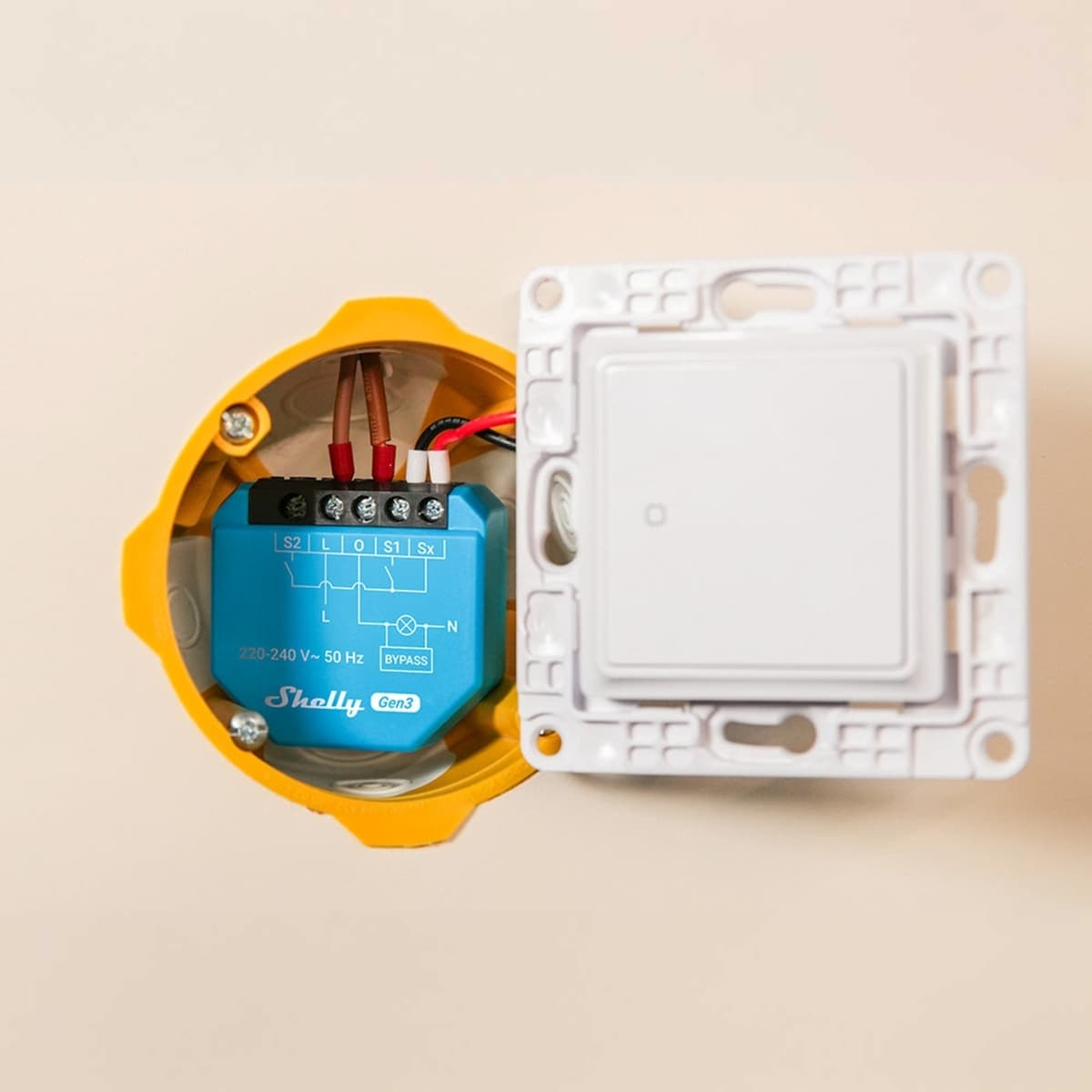 Shelly 1L Gen3 Smart Switch 1 Καναλιού Wi-Fi, Bluetooth & RF (χωρίς Ουδέτερο) 1LGen3 6