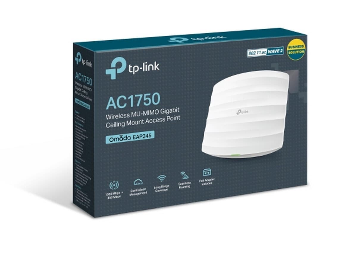 TP-LINK EAP245 v3 Access Point Wi‑Fi 5 Dual Band (2.4 & 5GHz) 5