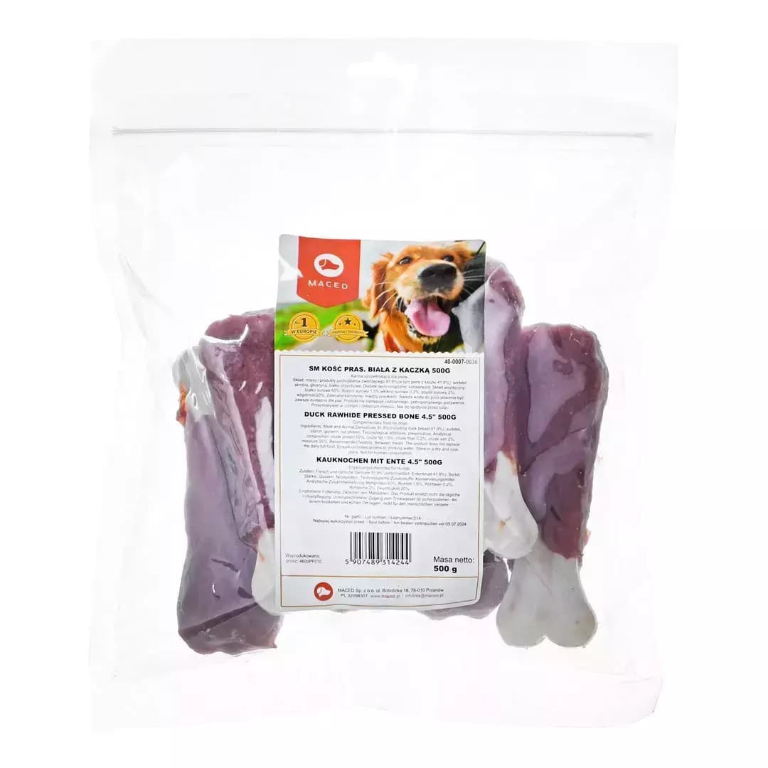 Maced Pressed Bone Κόκκαλο για Σκύλους από Πάπια Medium 500gr 2